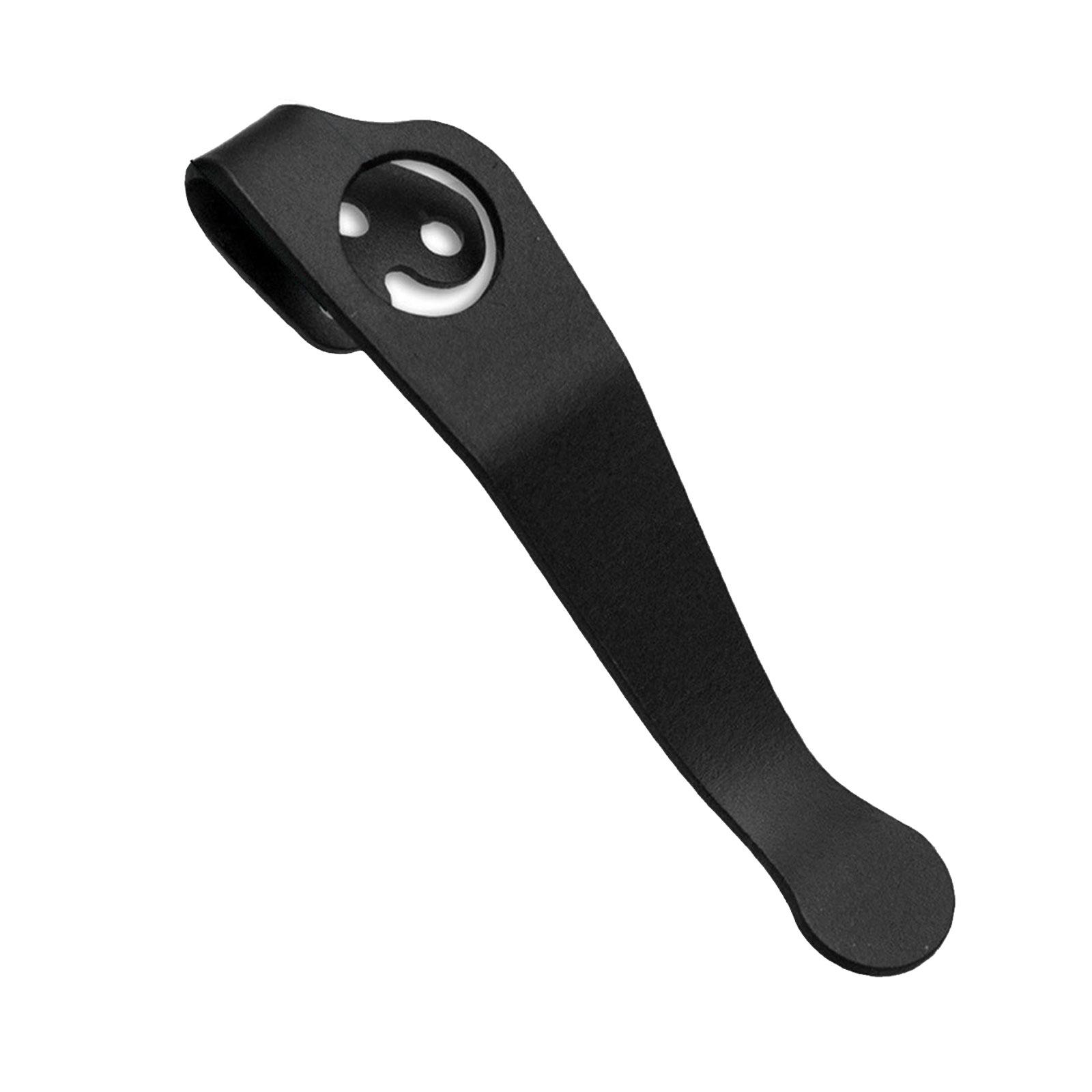 

Титановый сплав Зажим для спинки DIY Аксессуары Складной карманный нож Инструмент Нож Зажимы для спинки ножа для Recons чёрный