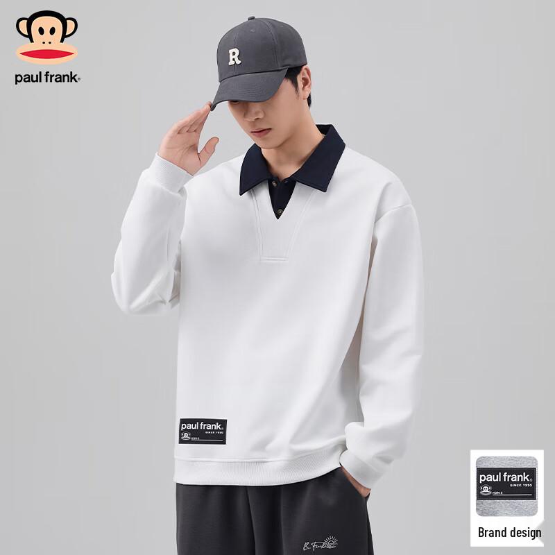 

Paul Frank Men s Faux Two-Piece Long Sleeve Sweatshirt 4XL