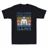 Fitness Jesus Hallowed Be Thy Gains Funny Gym & Workout Gift Vintage Men T-Shirt