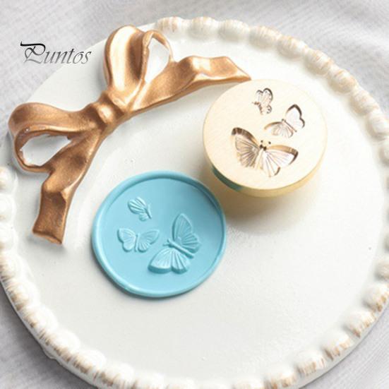 Craft Stamp for Journaling Embossed Wax Seal Stamp, Zinc Alloy Sealing with Various Personalized Patterns Wedding Invitations Envelopes Gift Packaging