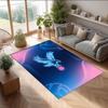 Tappeto in Velluto di Cristallo con Stampa del Crystal Palace Football, Comodo Assorbente d'Acqua Antiscivolo Tappeto per Pavimenti Interni