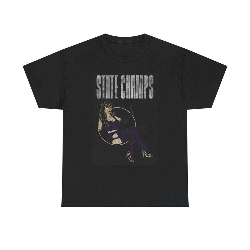 State Champs Punk Rock Graphic T Shirt Vintage Retro Unisex Heavy Cotton Tee Unisex T-Shirt XXXXL