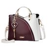 New Fashion Patchwork Handbag Crossbody Shoulder Bag Women Large Capacity Bucket Bag for Women