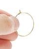 100Pcs Open Loop Design Steel Circle Earring Loops Earring Hoop Rings  Jewelry Making