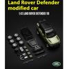 1/43 Scale Land Rover Defender 110 Alloy Model Car Diecast Metal Assembly Modification Series Miniature Vehicle Collection Toy Car