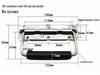 304 Stainless Steel Spring-Loaded Folding Handle for Aluminum Tool Box