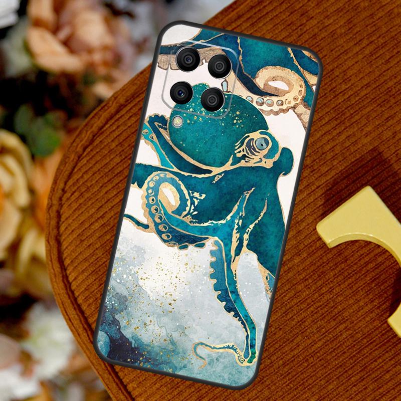 Meeresleben Ozean Oktopus Für Samsung Galaxy M23 M33 M13 M53 M11 M51 M14 M34 M54 M15 M55 M20 M30s M12 M32 M52 Hülle