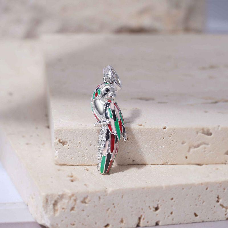 New 925 Silver Chameleon Turtle Tiger Duck Magpie Charms Beads Fit Original Pendant Bracelet DIY Fashion Jewelry