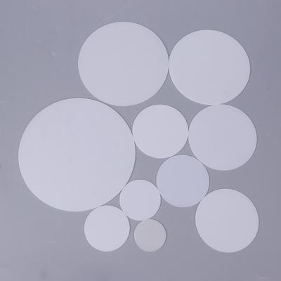 2 יחידות אקריליק חלבי 35 מ"מ 46 מ"מ 50 מ"מ 60 מ"מ 65 מ"מ 70 מ"מ עגול שטוח חצי שקוף אהיל למנורת לד, תאורת דאון, פנס