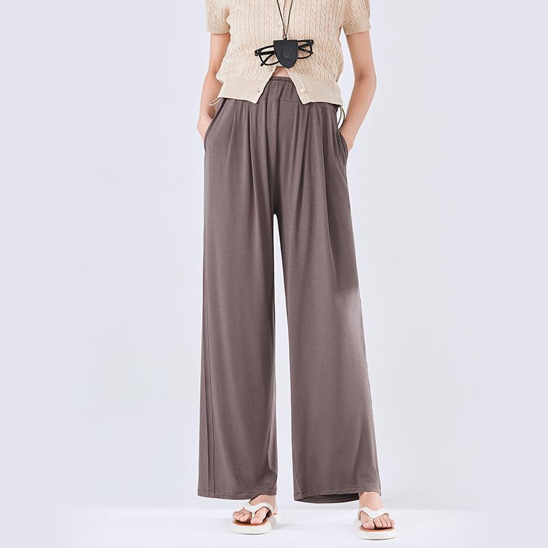 Maternity Pants Spring and Summer Outer Wear New Wide-leg Pants Small Belly Support Pants Straight Pants Long Pants Spring and Summer Wear