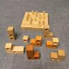 Geometric Shape Cognitive Puzzle Game Wooden Logic IQ Intellectual Development Toys Brain Teaser Gifts For Kids Teens