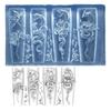 Beautiful 3D Floral Nail Art Silicone Mold Elegant Carving Flower Nail Art Accessory Mold for DIY Resin Designs