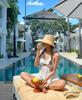 Korean Romantic Skirt-Style Two-Piece Swimsuit with Hollow Out Sling for Hot Springs