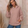 Women S Solid Color Pullover Hooded Sweatshirt With Pockets Casual