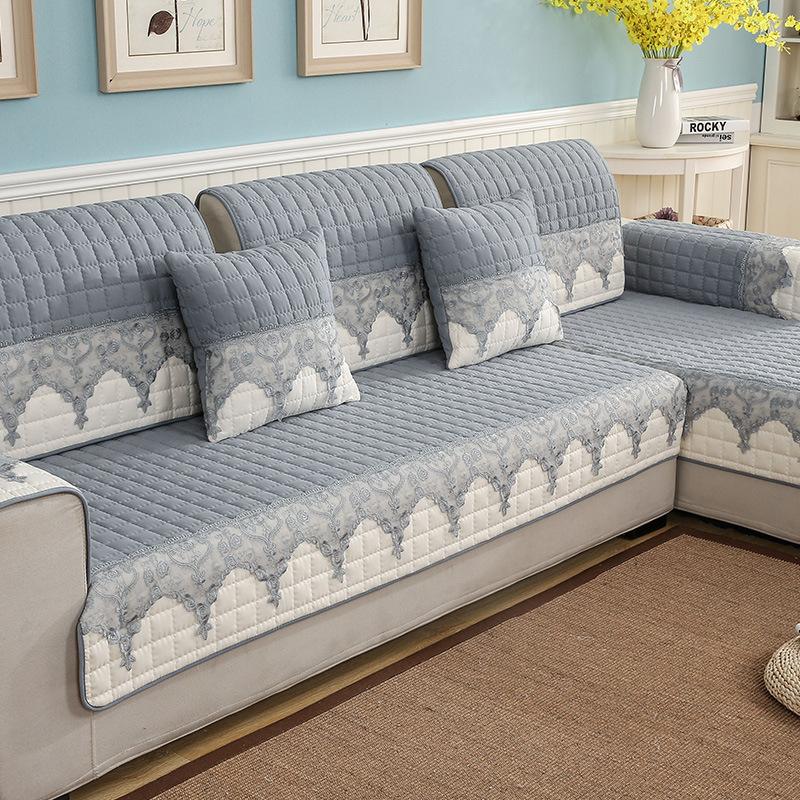 Four Season Corner Sofa Cushion Plaid Non-slip Sofa Cover Protector Chaise Couch Cover 1/2/3/4-seater Sofá Towel for Living Room