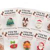 10 Pcs Christmas Pocket Hug Gifts Mini Holiday Souvenir Token with Heartwarming Cards Employee Appreciation Gifts for Coworker Employee Family Friends