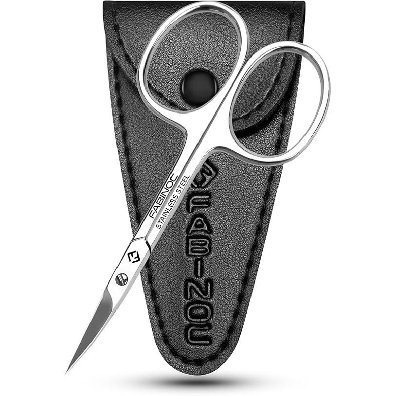 Cuticle Scissors Extra Fine Curved – German Quality Stainless Steel – Manicure Scissors for women – Beauty Scissors for Eyelash, Eyebrows and Cuticle Polish - Curved