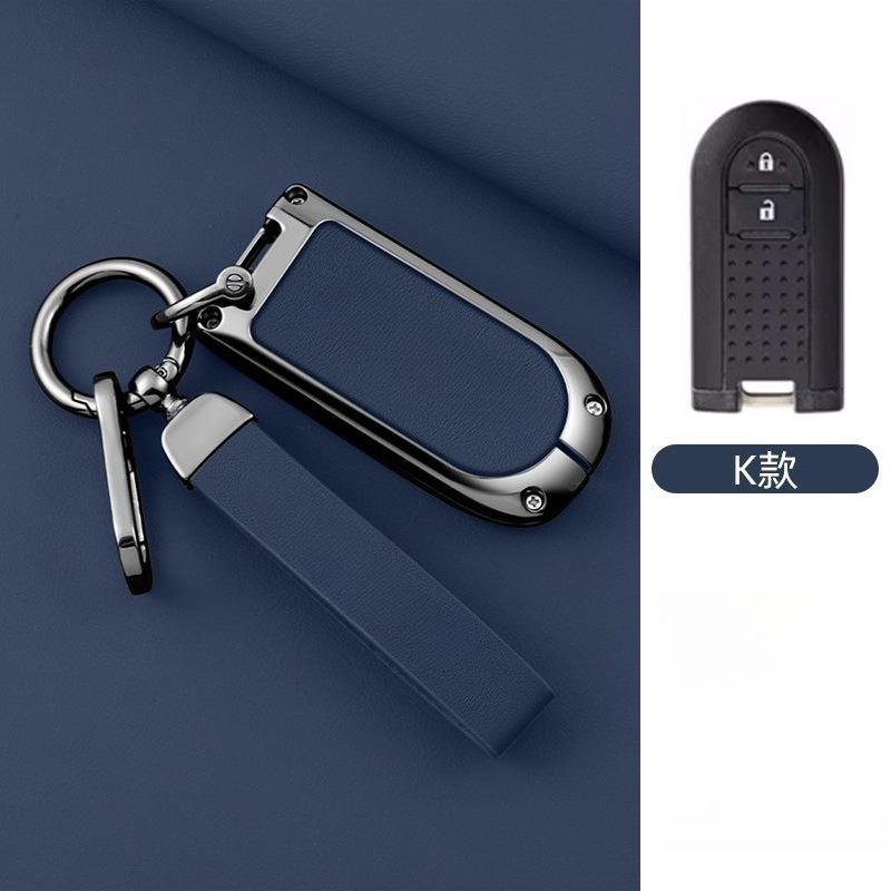 Premium Zinc Alloy Key Cover Case for Perodua/Bezza/Myvi/Axia - Full Protection Key Fob Shell Keybag Keychain
