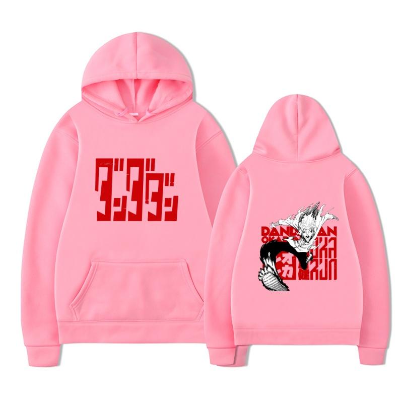 Anime Dandadan Okarun Fashion Hoodie Printed Pocket Long Sleeve Casual Street Wear Men's Hoodie Sportswear Harajuku Clothing