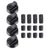4Pcs Replacement Switc H Knob Plastic Knob Gas Stove Control Knob General Range Oven Knob Cooker Hob Knob For Benchtop Burner
