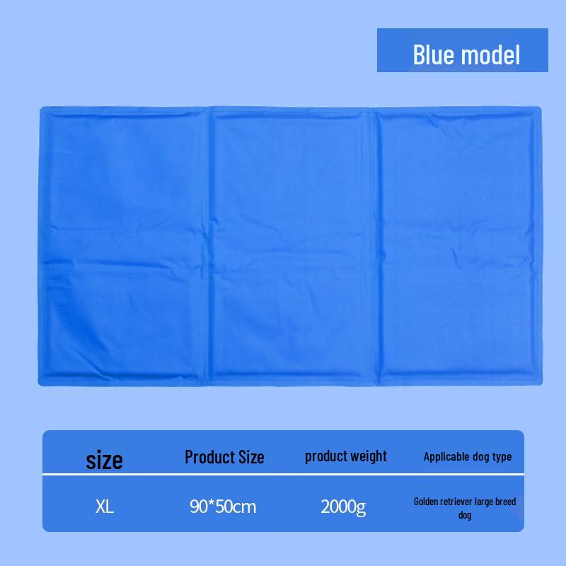 Letnia Żelowa Mata Chłodząca dla Zwierząt: Odporna na zarysowania, powiększona mata chłodząca dla kotów.