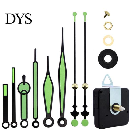 Clock Repair Parts 1 Set Movement Accurate Travel Time Shatterproof Glow in Mechanism The Dark Mute Accessories for Home Replacement