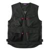 EVERSOUL TULTEX Camping Fishing Army Vest for Outdoor LL Size Vest, Vest, Activities, Gardening, Photography, Work, Fishing, DIY, Men's, Black,