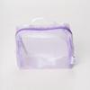 Purple Mesh Pouch with Handle