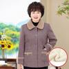 Winter Coat for Grandma Thickened Velvet Short Coat Imitation Mink Mother Style New Style Elderly Womens Outerwear