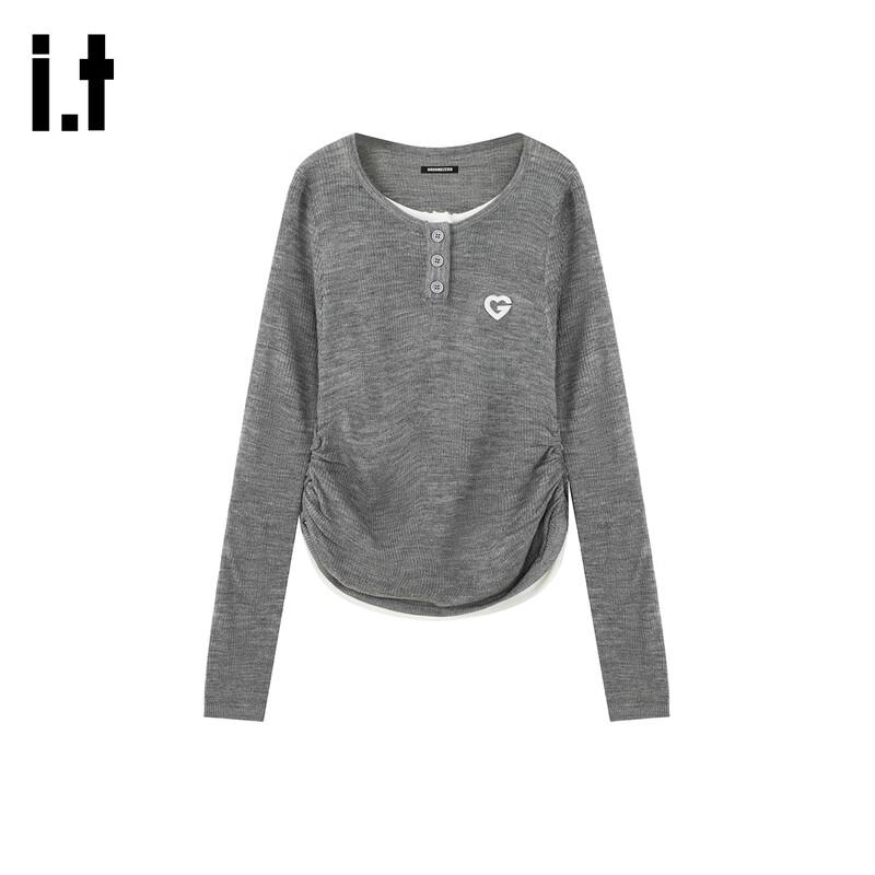 GROUND ZERO Women's Color-Block Faux Two-Piece Knit Sweater