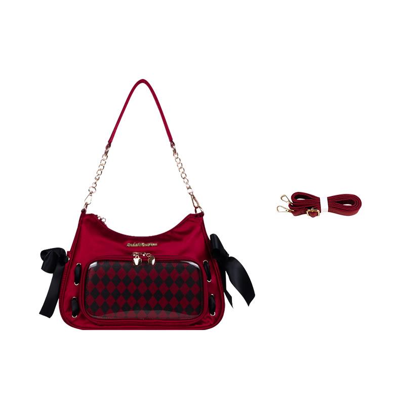 Verbandsschleife Ita Bolsos Transparente Handtasche Damen Crossbody Sac Femme Schultertaschen für Damen Tägliche Nutzung Bolsas