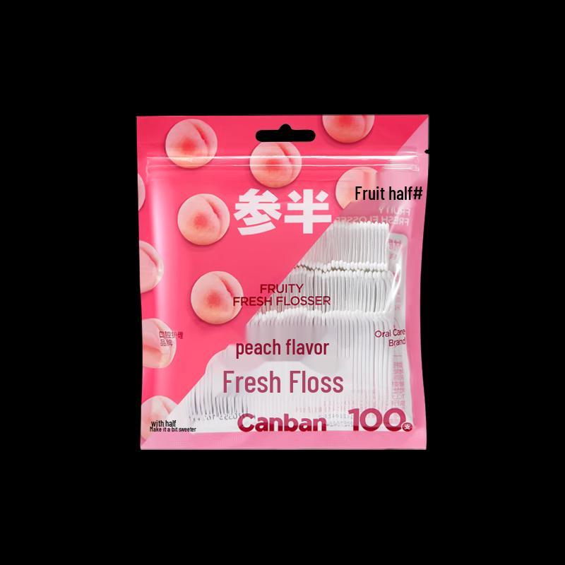 Canban Peach Dental Floss Picks