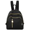 Female Backpack Large Capacity Anti-Theft Backpack Simple Black Bags For Women Girls Travel Rucksack Soft Nylon Shoulder Bag