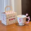 High Looking Puppy Rabbit Mug Couple Ceramic Drink Water Cup To Give Girls Birthday Gift Office Coffee Cup