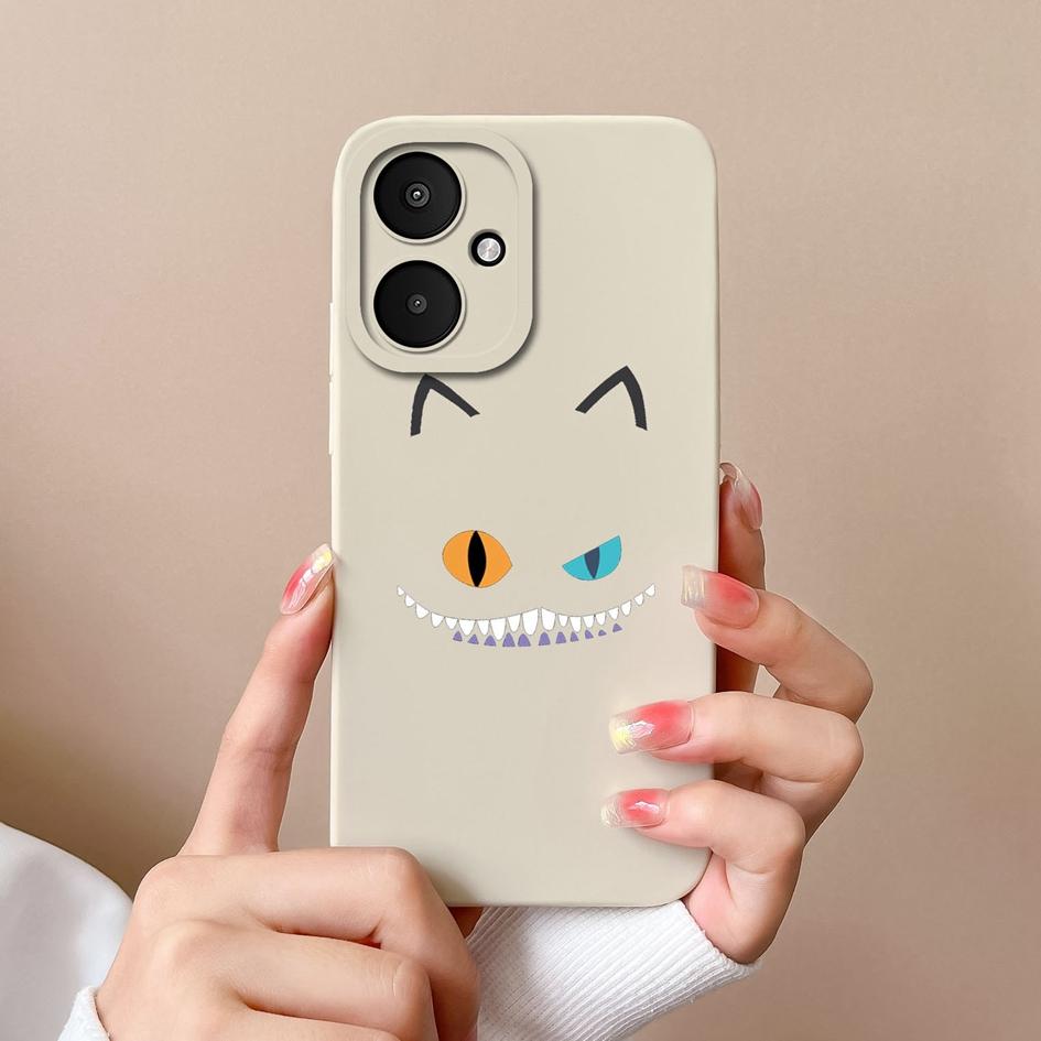 Cute Owl Cat Cartoon Pattern Back Cover For Xiaomi Poco M6 5G X6 Pro F6 F5 Pro Phone Cases Liquid Silicone Screen Protector Housing Bumpers For Xiaomi