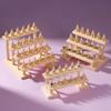 Multi-layer Wood Rings Display Holder Modern Ring Storage Rack Cone Ring Display Stand  Entrance