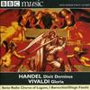 CD SWISS RADIO CHORUS OF LUGANO I BAR  Handel  Vivaldi  Dixit Dominus   BBCMM88 BBC MUSIC 1999 UK Classical Used