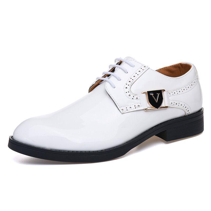 

Мужская кожаная обувь высокого класса: Весна/Осень Британский Деловой Кэжуал, Свадьба и Фотография 43