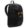 Nike Fabric Backpack Regular Unisex Black & Metal Gold Coin Color Lightweight Casual DV0761-016