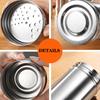 Stainless Steel Spice Jar Seasoning Bottle Rotating Cap Spice Pepper Salt Shaker Seasoning Storage Container Kitchen Tools