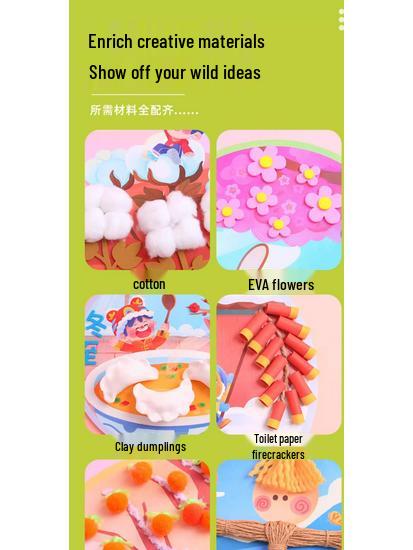 Mr. Toy 24 Solar Terms DIY Kit: Four Seasons Decorative Paintings for Kids.