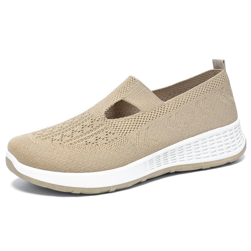 Shoes Women's TEMU Casual Shoes Spring Light and Comfortable Women's Shoes Breathable Fly-woven Single Shoes Shallow Mouth Versatile Mesh Shoes