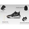 Nike Team Hustle D11 GS שחור לבן סניקרס לילדים DV8996-002