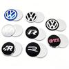 For VW 56mm 60mm 65mm VW Car Wheel Hub Center Cap Emblem Badge Stickers For Golf Passat B7 B8 Tiguan Polo Jetta tire Center Cover Decal zs2