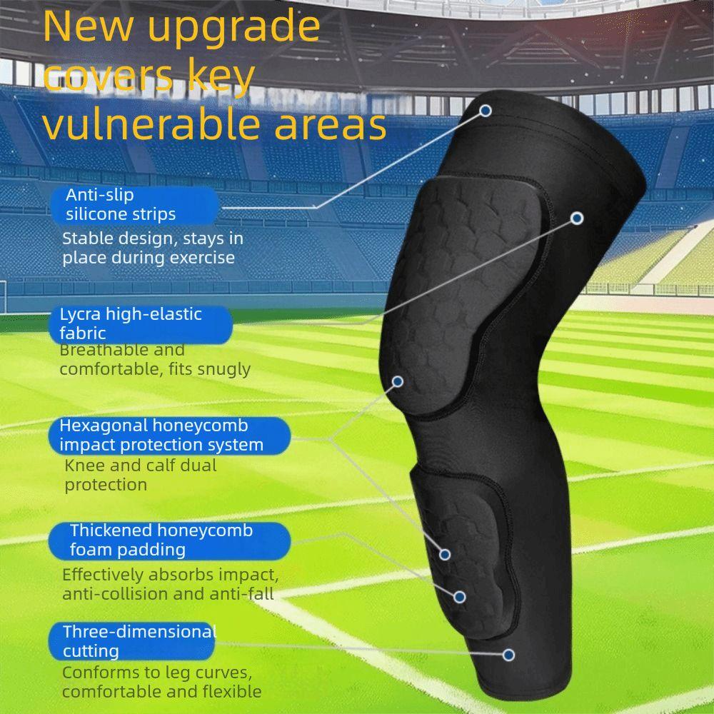 Lightweight Padded Knee Pad Breathable Knee Brace Youth Compression Knee Sleeves  Cycling