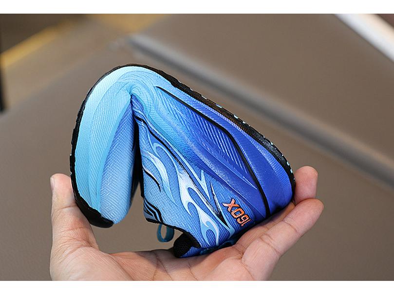 Children's Gradient Sports Shoes with Rotating Button - 2026 Spring Korean Style for Boys and Girls