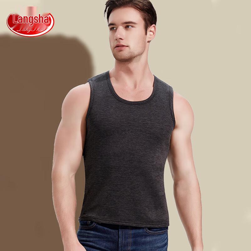 Langsha Men's Thickened Velvet Thermal Vest