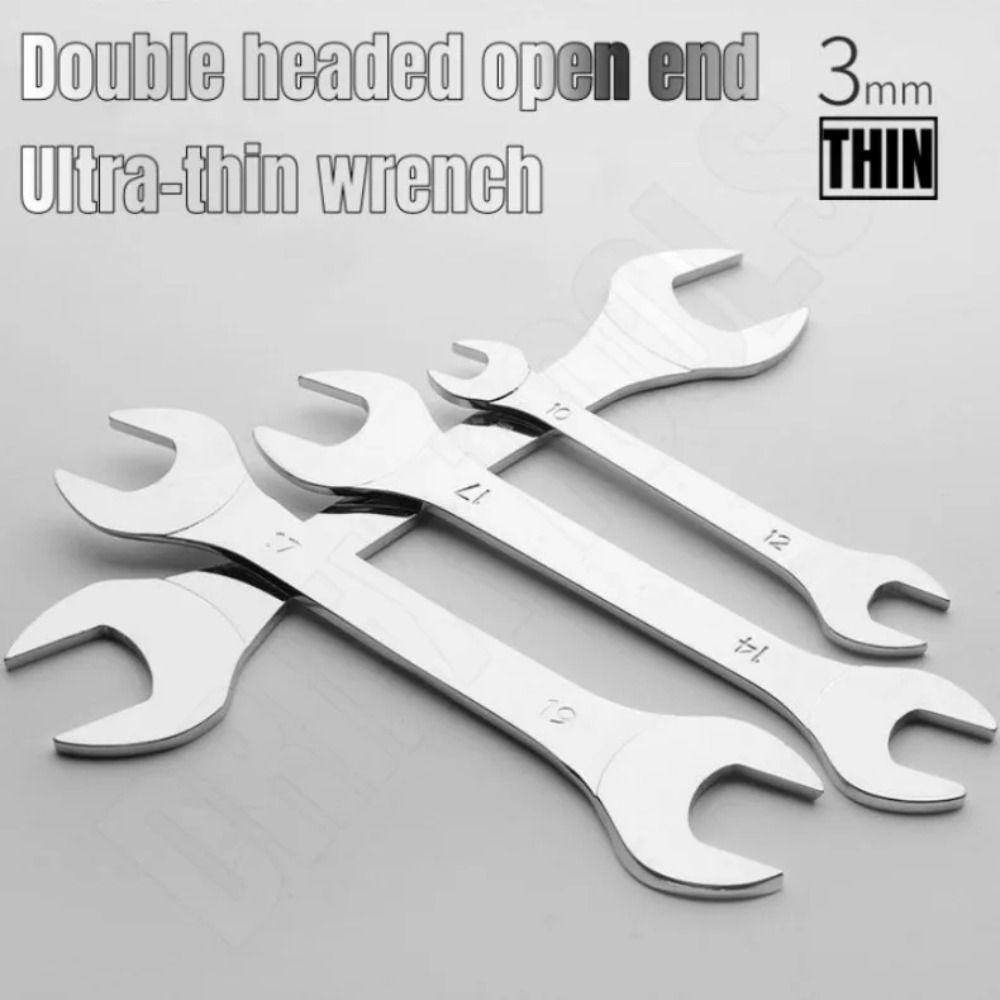 1Pcs 6-32mm Flat Wrench Tool Hi-Spec Double-end Fixed Spanner  Car Bicycle Repair Tool