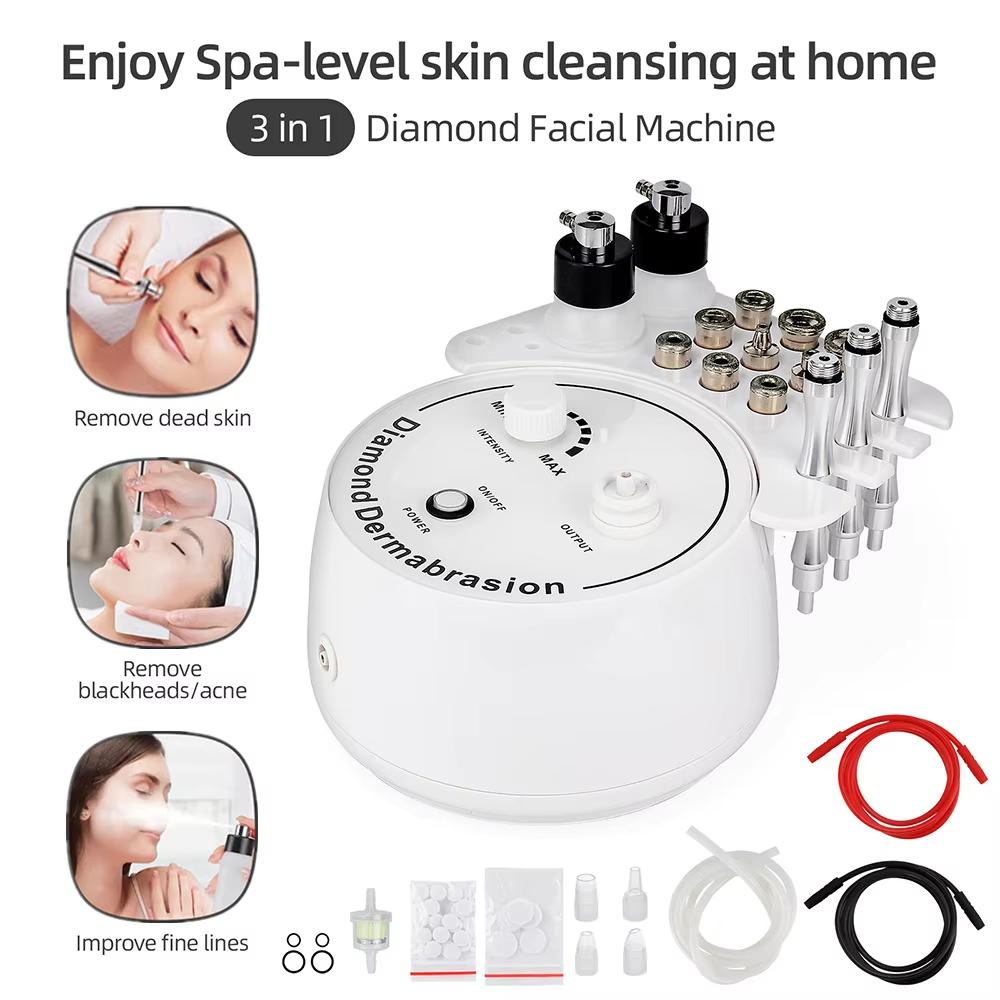 Macchina per microdermoabrasione al diamante Macchina per dermoabrasione Macchina per esfoliazione a spruzzo d'acqua Macchina per la bellezza Macchina