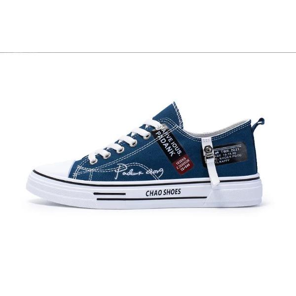 New Summer Men's Casual Shoes Breathable Versatile Student Trendy Low Top Youth Canva Shoes EVA Sole PVC Face Chinese Made